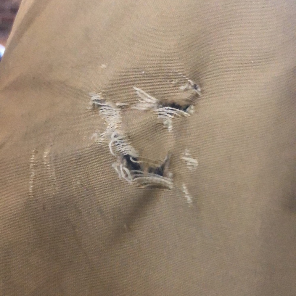 The North Face Size L vintage brown label down coat. Work condition small flaws - Picture 14 of 16